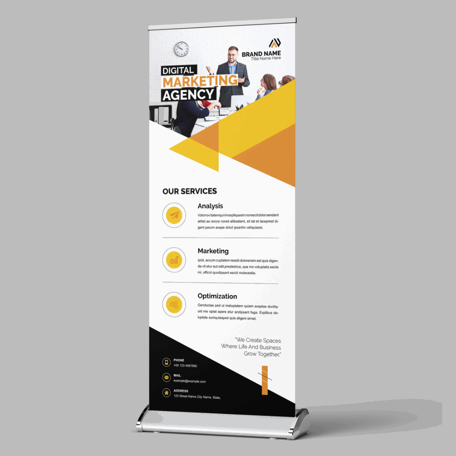 Banners for All Occasions with Metal Eyelets and Hemmed Edges Design and Printing - Banner