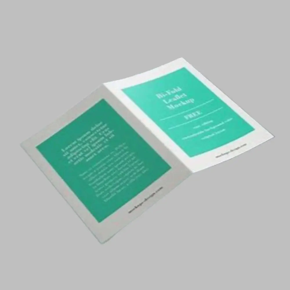 Bifold Leaflets Design and Printing - Offset POD - 296mm x 148mm / 170gsm Silk Paper - Leaflet