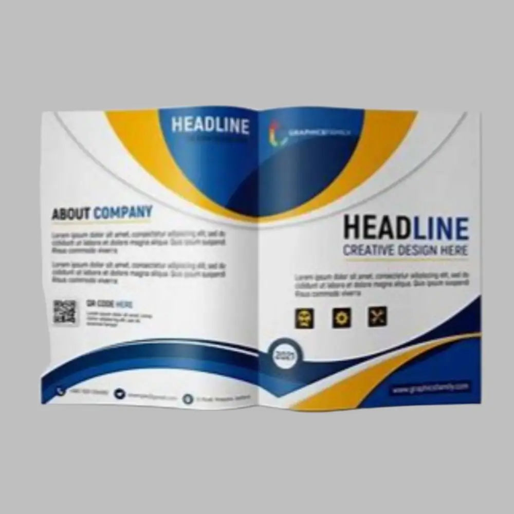 Bifold Leaflets Design and Printing - Offset POD - Leaflet