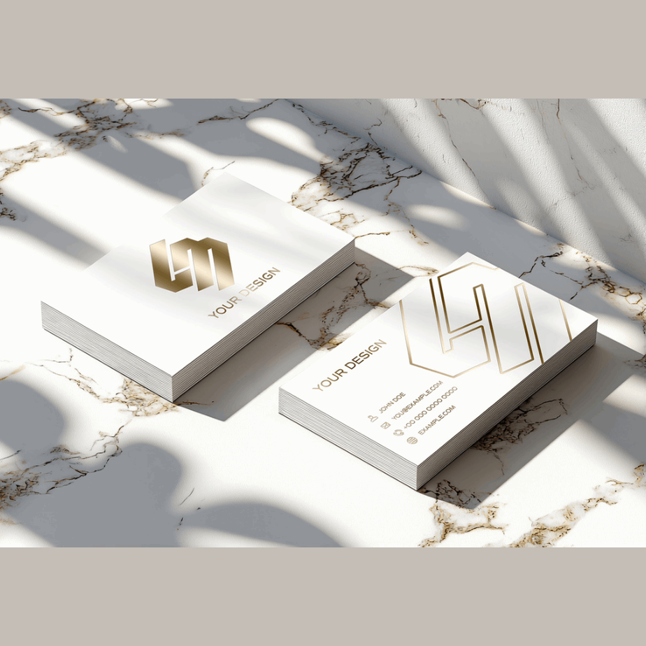 Business Cards Design and Printing - Single / Silk / 300gsm - Business Cards