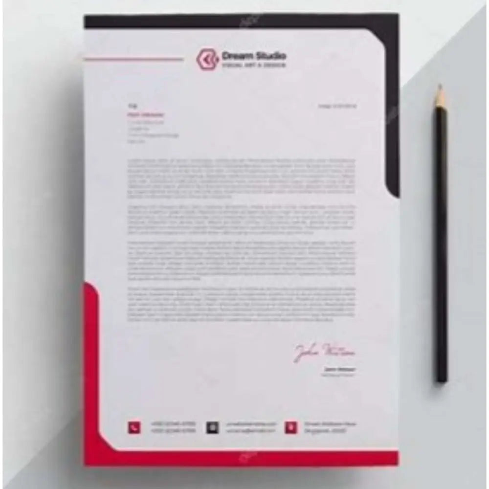 Corporate Business Letterheads Design and Printing- Offset POD - Letterheads