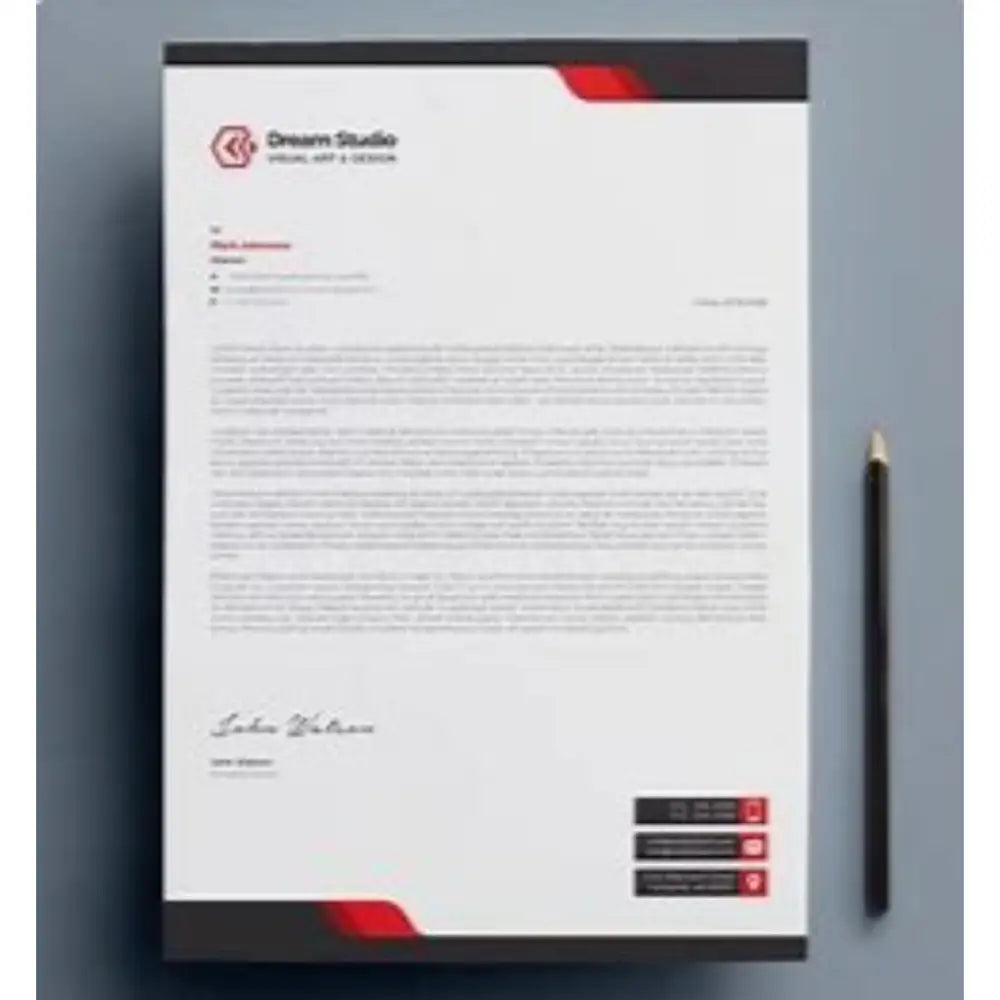Corporate Business Letterheads Design and Printing- Offset POD - Letterheads