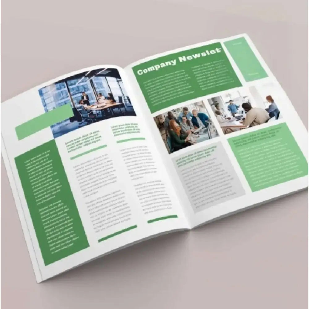 Corporate Stapled Brochures and Booklets with Eye-Catching Designs for Marketing - Offset POD - 115gsm Gloss Paper / A4