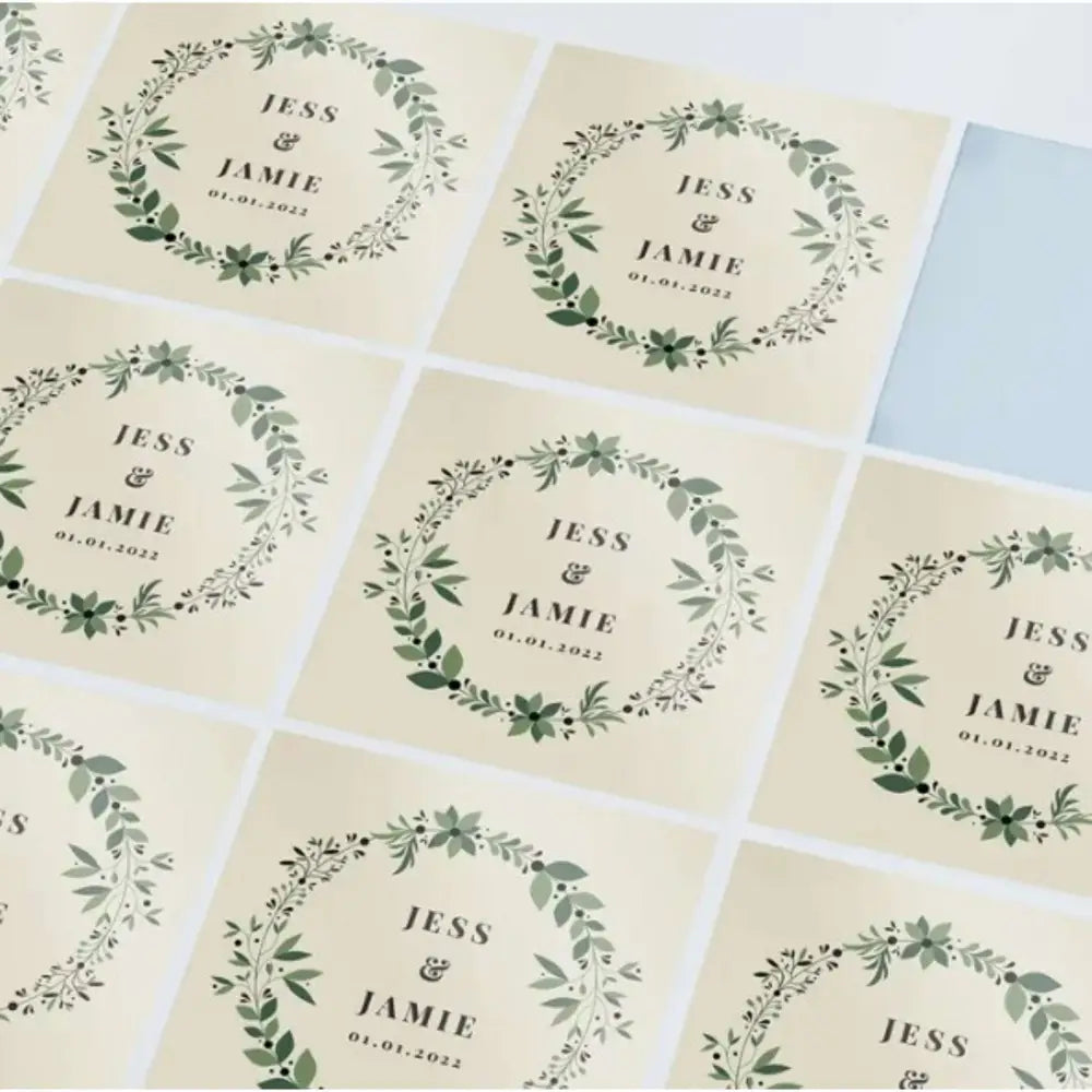 Customised Stickers for all Occasions - Large Format POD - Wedding Stickers