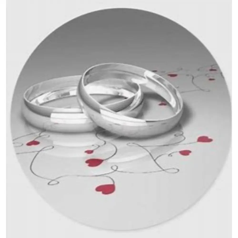 Customised Stickers for all Occasions - Large Format POD - Gloss / Oval / 51mm x 51mm - Wedding Stickers