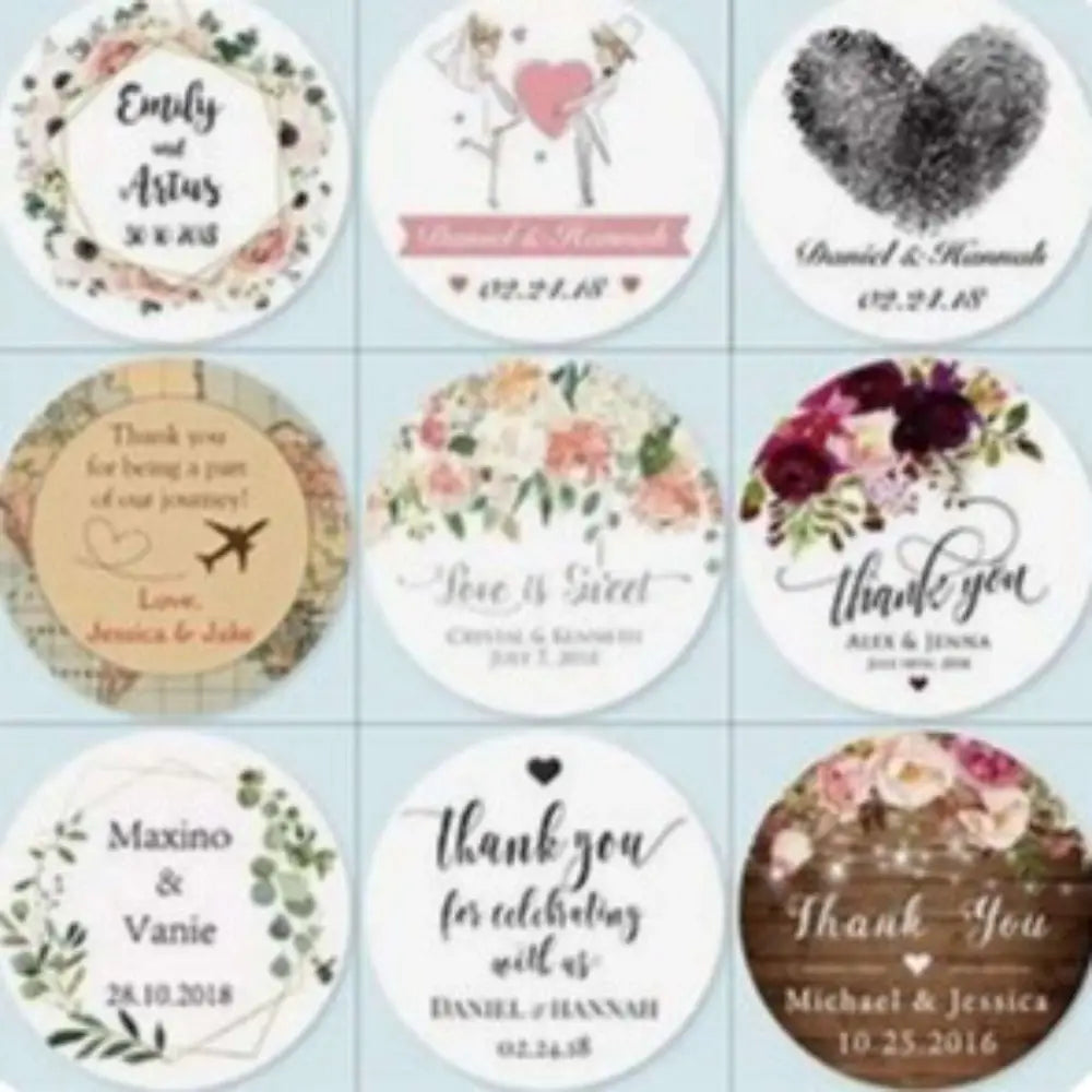 Customised Stickers for all Occasions - Large Format POD - Wedding Stickers
