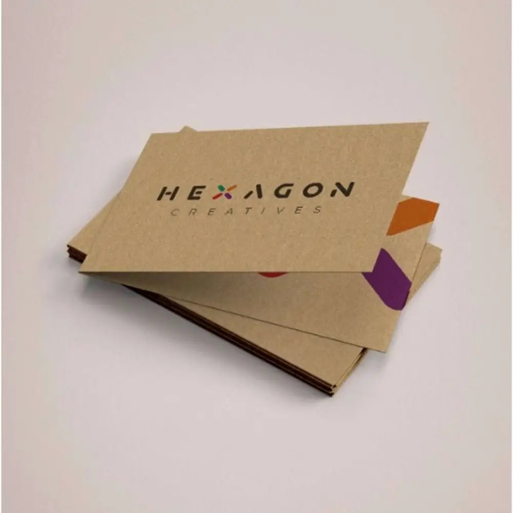 Folded Single and Double-Sided Business Card Design and Printing - Offset POD - Single / Silk / 300gsm - Business Cards