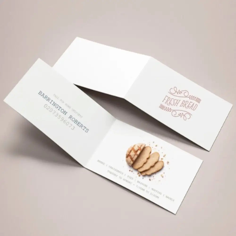 Folded Single and Double-Sided Business Card Design and Printing - Offset POD - Business Cards