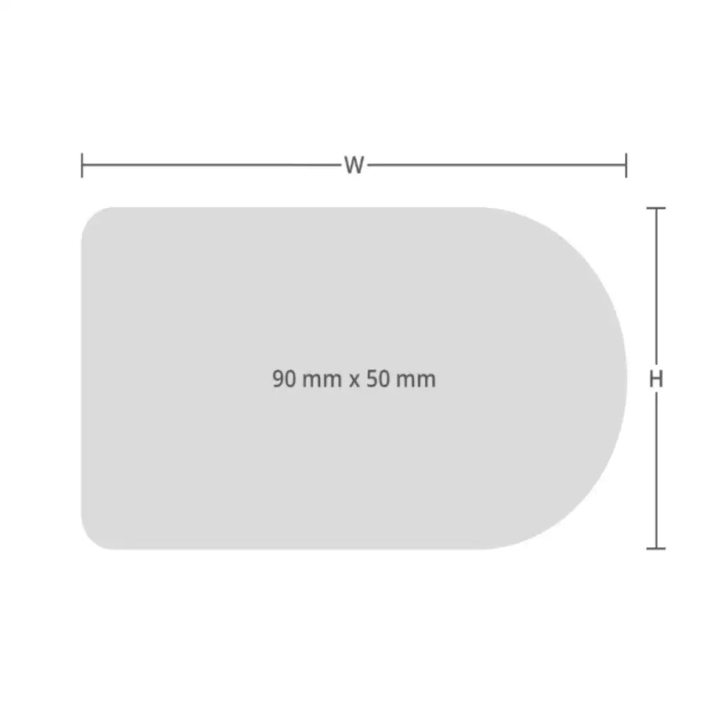 Half-Circle Single and Double-Sided Business Cards - Offset POD - Business Cards