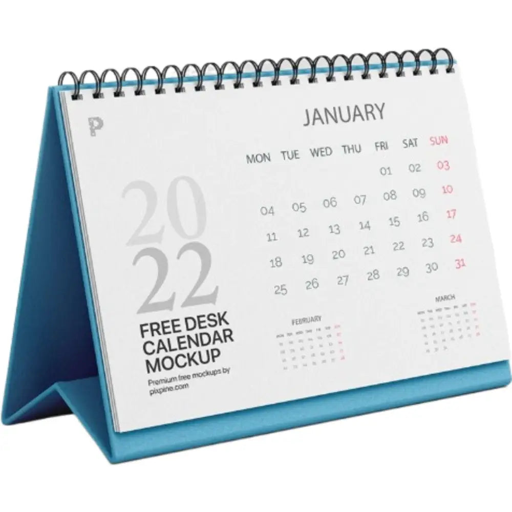 300gsm Matte Monthly A5 Horizontal and Vertical Table Calendar - Offset POD - Calendar
