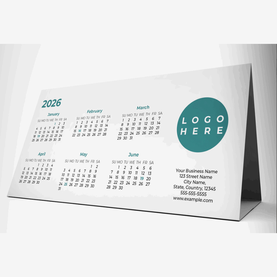 Horizontal and Vertical Table Calendar Design and Printing - Calendar