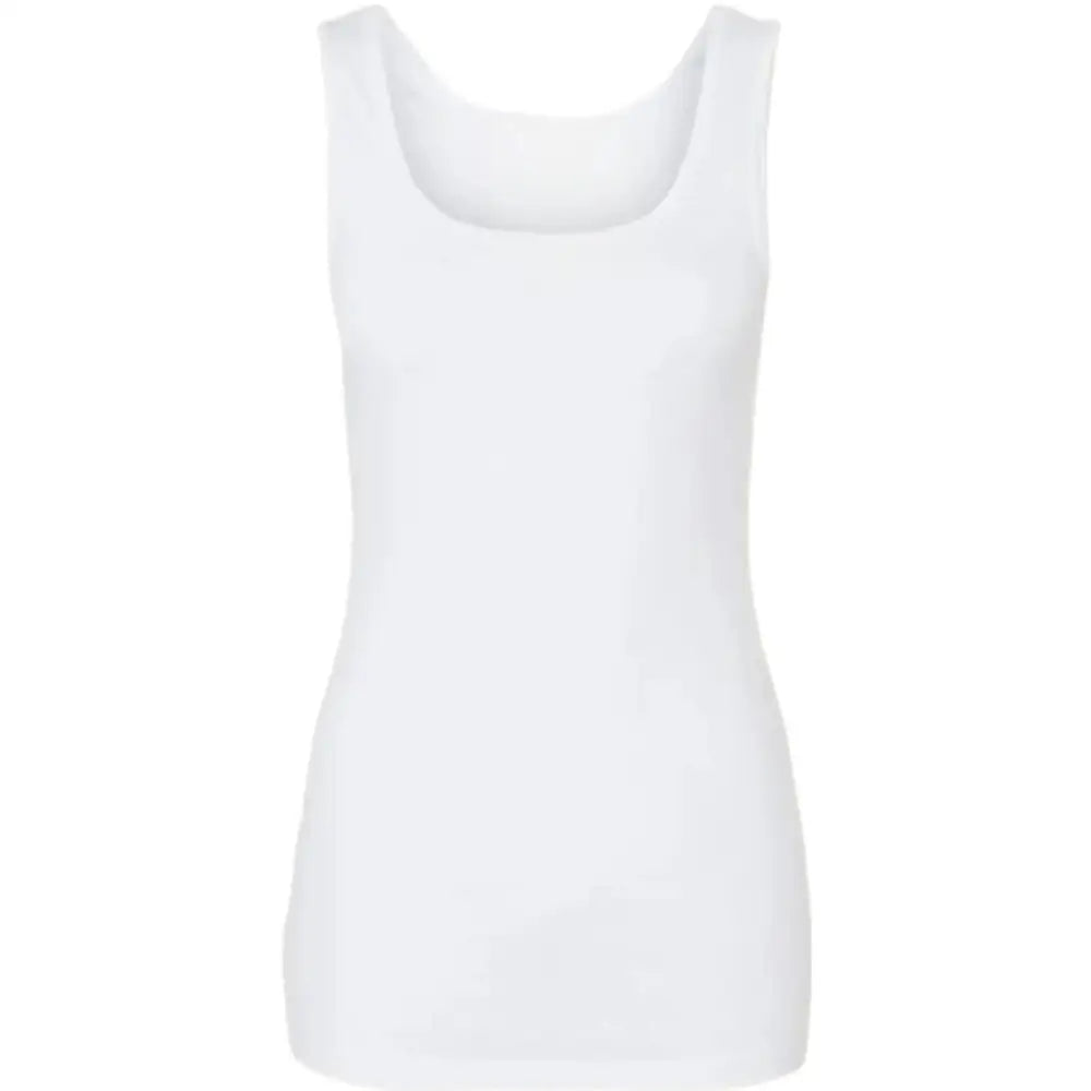 Personalised Ladies’ Micro-Ribbed Tank Tops Slim Fit Workout Top Gym Tank Top - DTF - White / S - Women Workout Tank Top