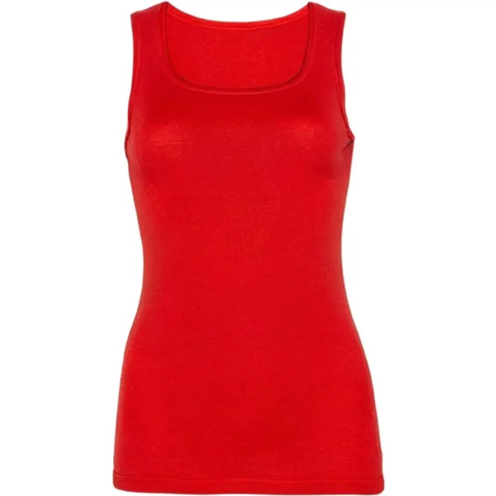 Personalised Ladies’ Micro-Ribbed Tank Tops Slim Fit Workout Top Gym Tank Top - DTF - Red / S - Women Workout Tank Top