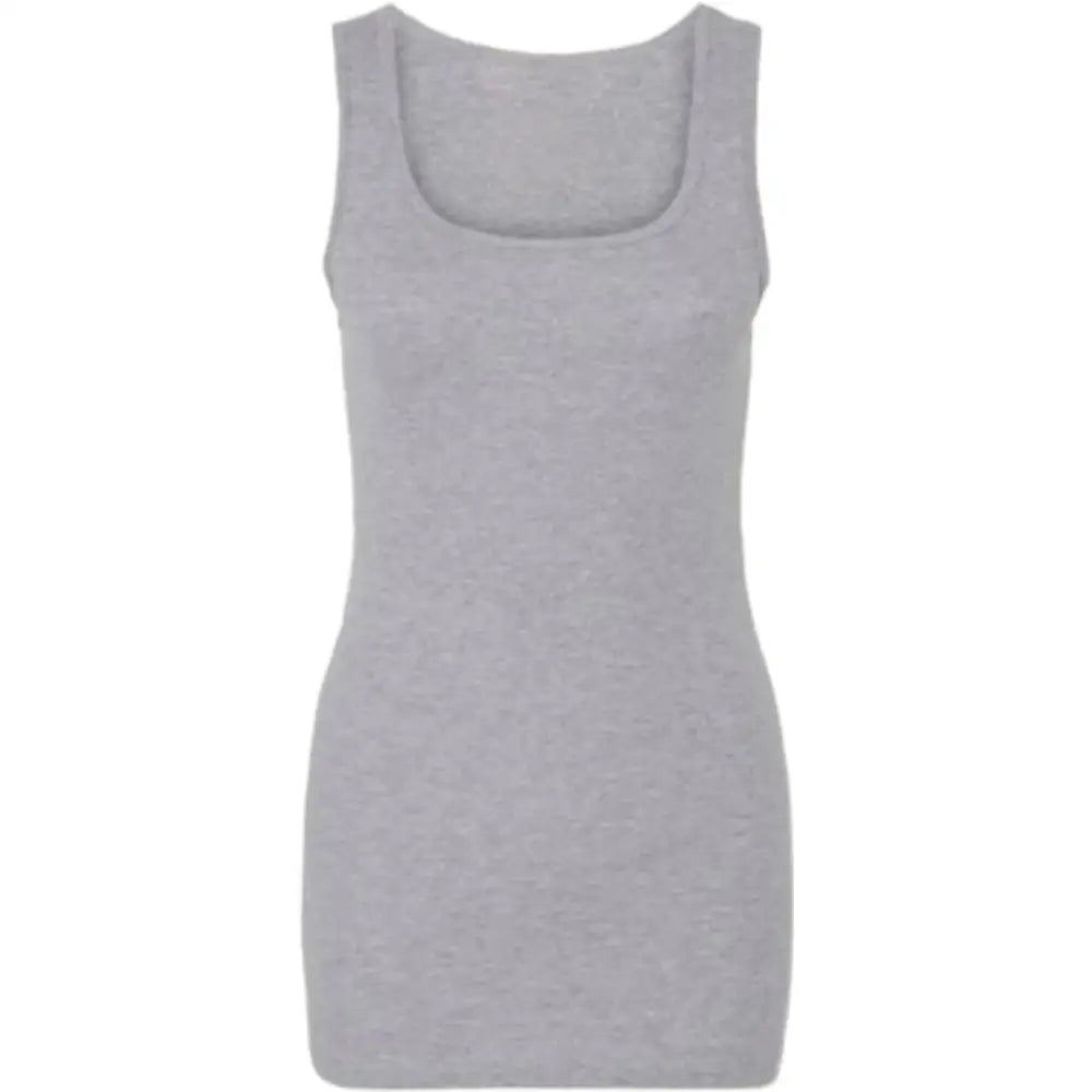 Personalised Ladies’ Micro-Ribbed Tank Tops Slim Fit Workout Top Gym Tank Top - DTF - Gray / S - Women Workout Tank Top