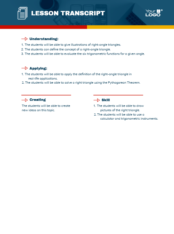 Lesson Plan - Offset POD - Lesson Plan