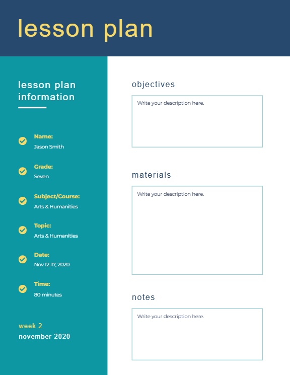 Lesson Plan - Offset POD - Lesson Plan