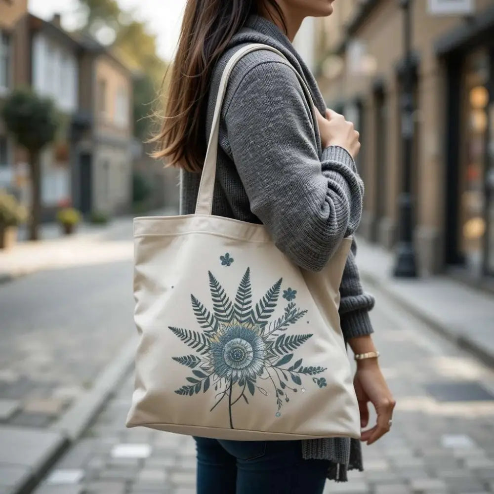 Customised Lightweight Cotton Tote Bags - DTF Transfer - Tote Bag