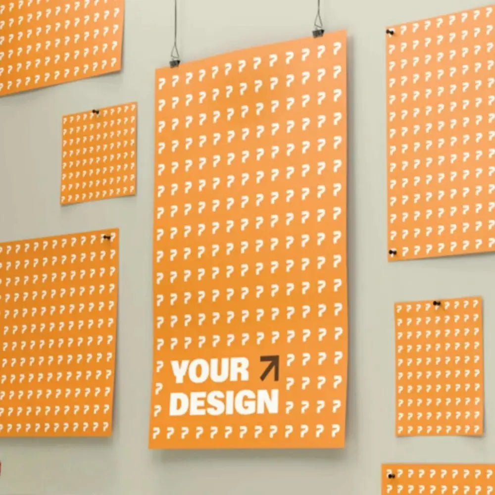 Single and Double-Sided Indoor Posters and Banners - Large Format POD - Matte / 20’’ x 30’’ in / Single - Posters