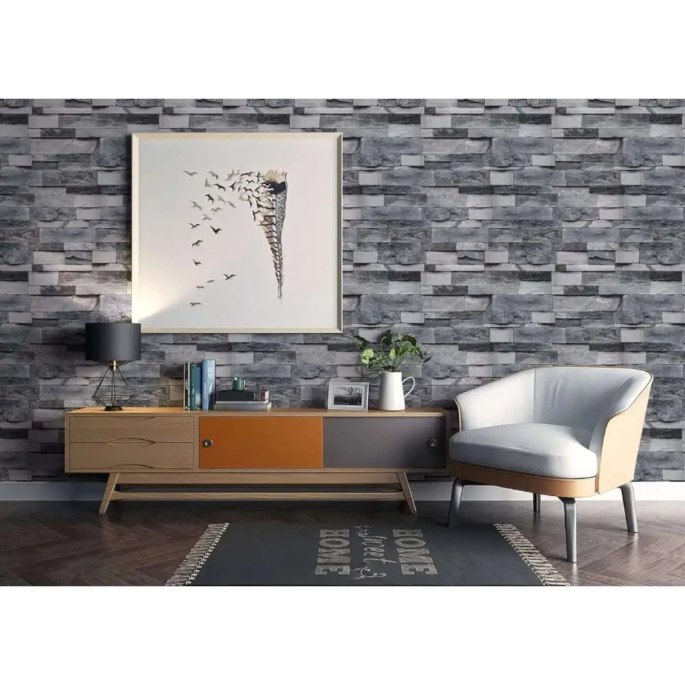 Peel and Stick Vintage Coated Self Adhesive Removable Wallpapers for Home and Office - Large Format POD - One Roll