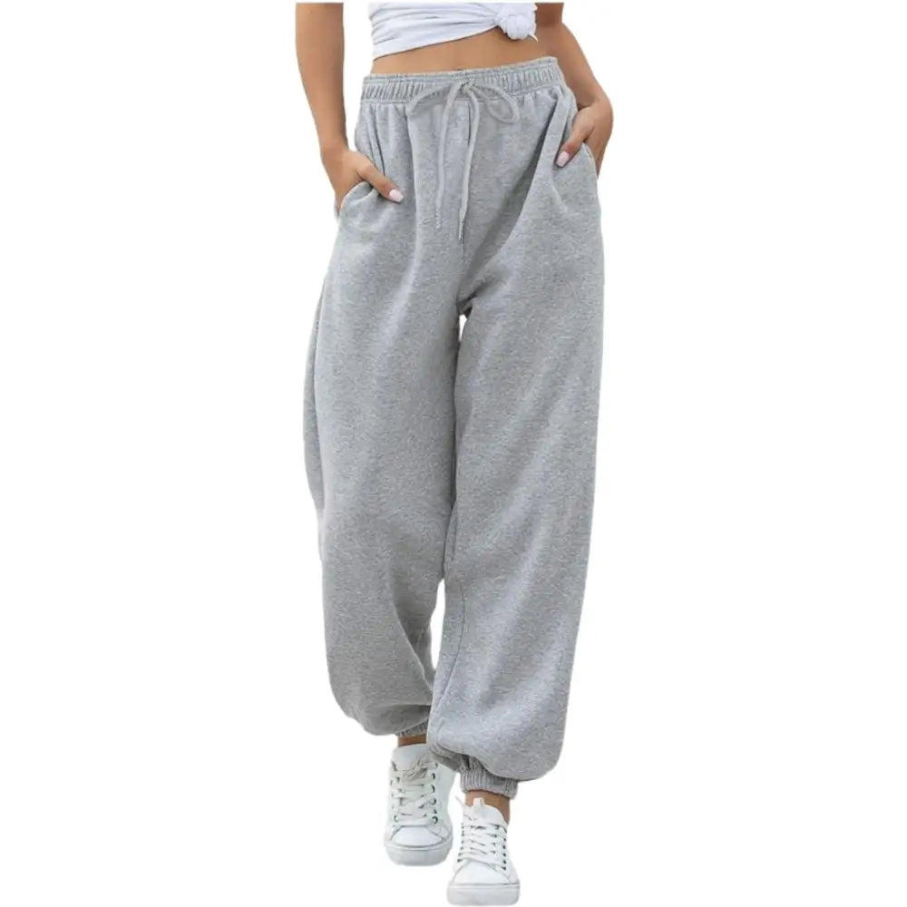 Personalised Free Fitting Elastic-Waist Sweatpants Joggers - DTF - Baggy Elastic Waist Trousers for Casual Hip Hop Gym
