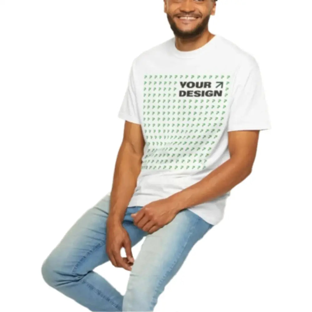 Personalised Men Crewneck Short Sleeve T-Shirts - DTF - Men Round Neck T-Shirt Short Sleeve