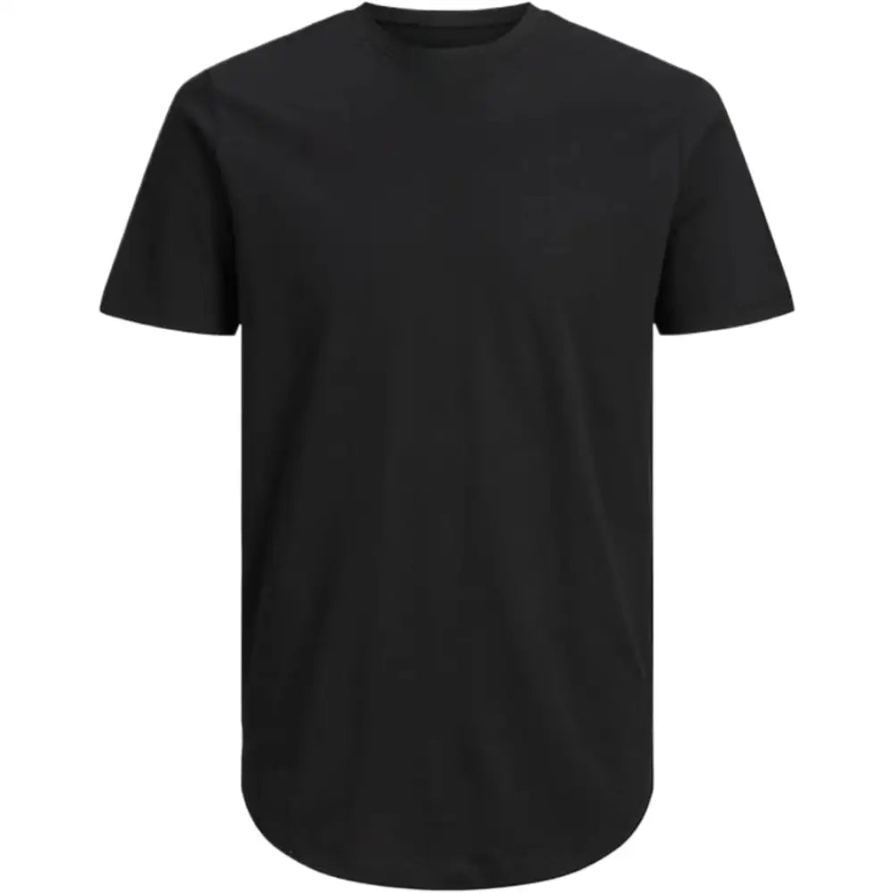 Personalised Men Crewneck Short Sleeve T-Shirts - DTF - S / Black - Men Round Neck T-Shirt Short Sleeve