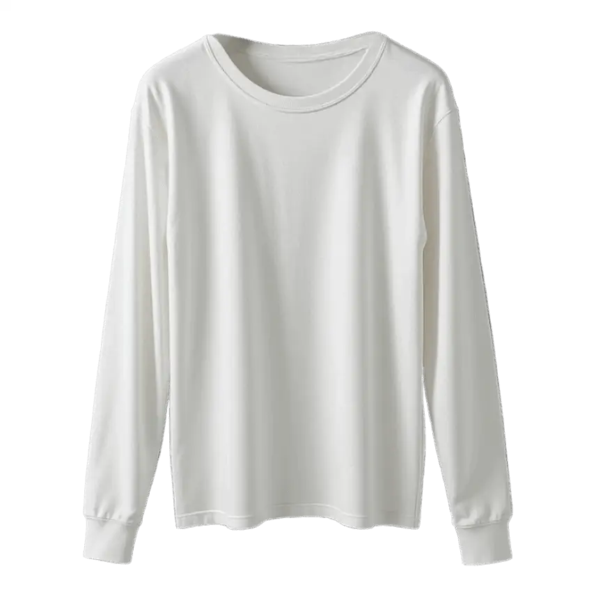 Personalised Stylish Ladies’ Long Sleeve Round Neck T-Shirts - DTF - White / S - Women Round Neck T-Shirt Long Sleeve