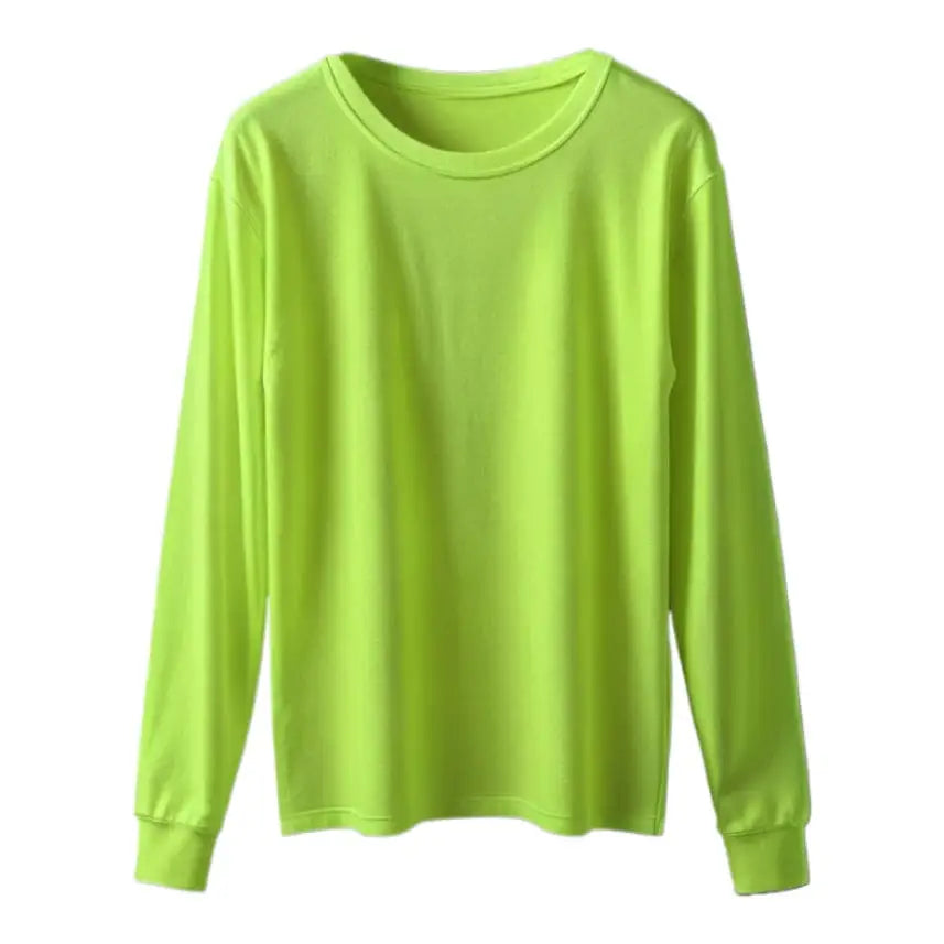 Personalised Stylish Ladies’ Long Sleeve Round Neck T-Shirts - DTF - Women Round Neck T-Shirt Long Sleeve