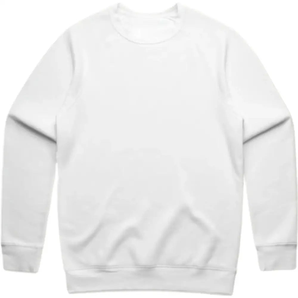 Personalised Unisex Crewneck Sweatshirts - DTF - White / S - Unisex Sweatshirt Long Sleeve