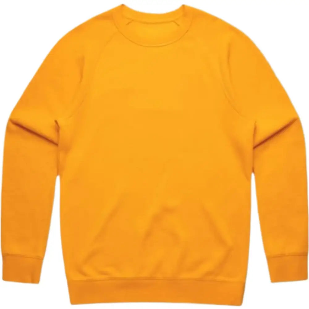 Personalised Unisex Crewneck Sweatshirts - DTF - Yellow / S - Unisex Sweatshirt Long Sleeve