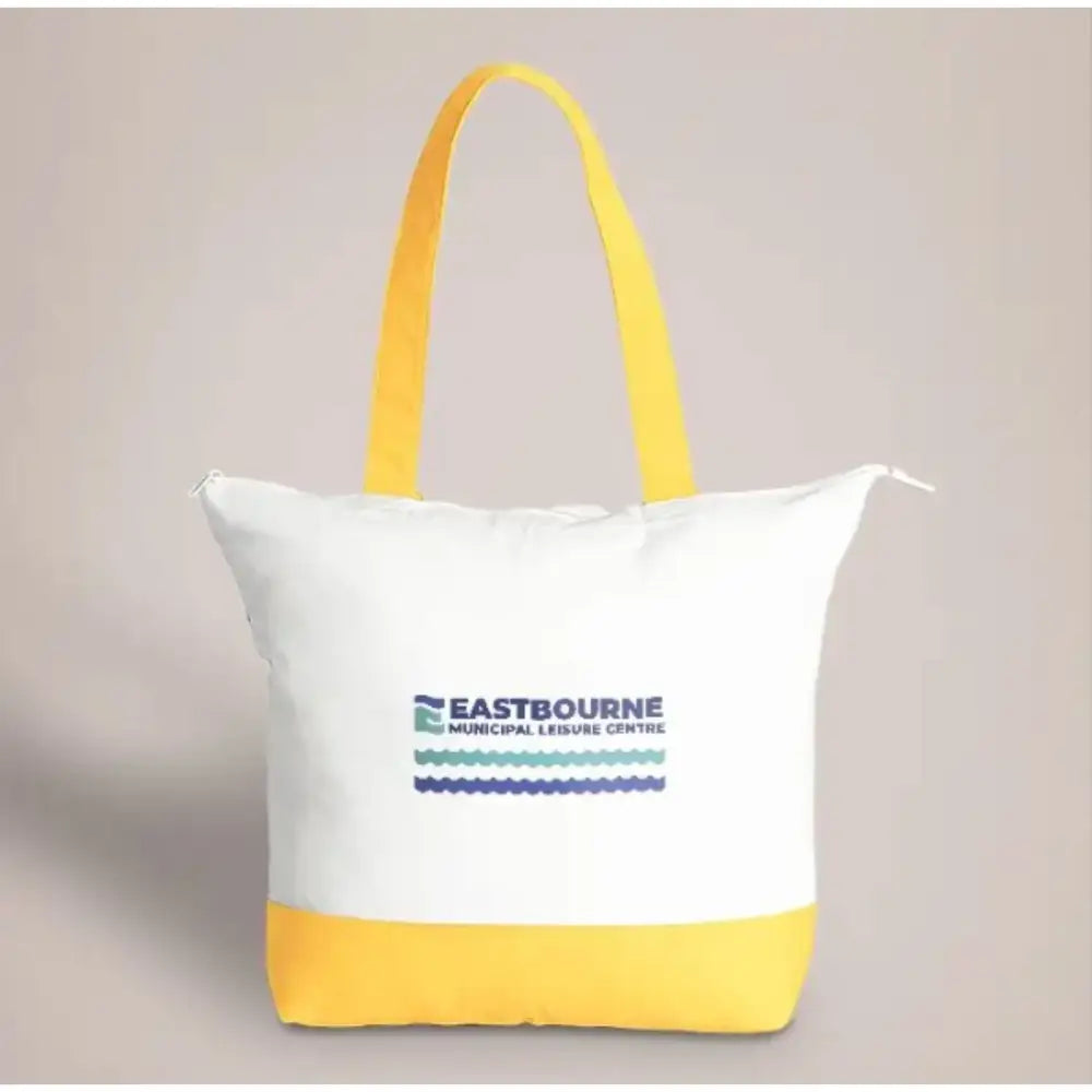 Customised Premium Cotton Zipped Tote Bags - DTF Transfer - Tote Bag