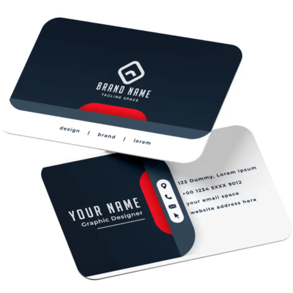 Rectangle-Shaped Single and Double-Sided Business Cards - Offset POD - Business Cards