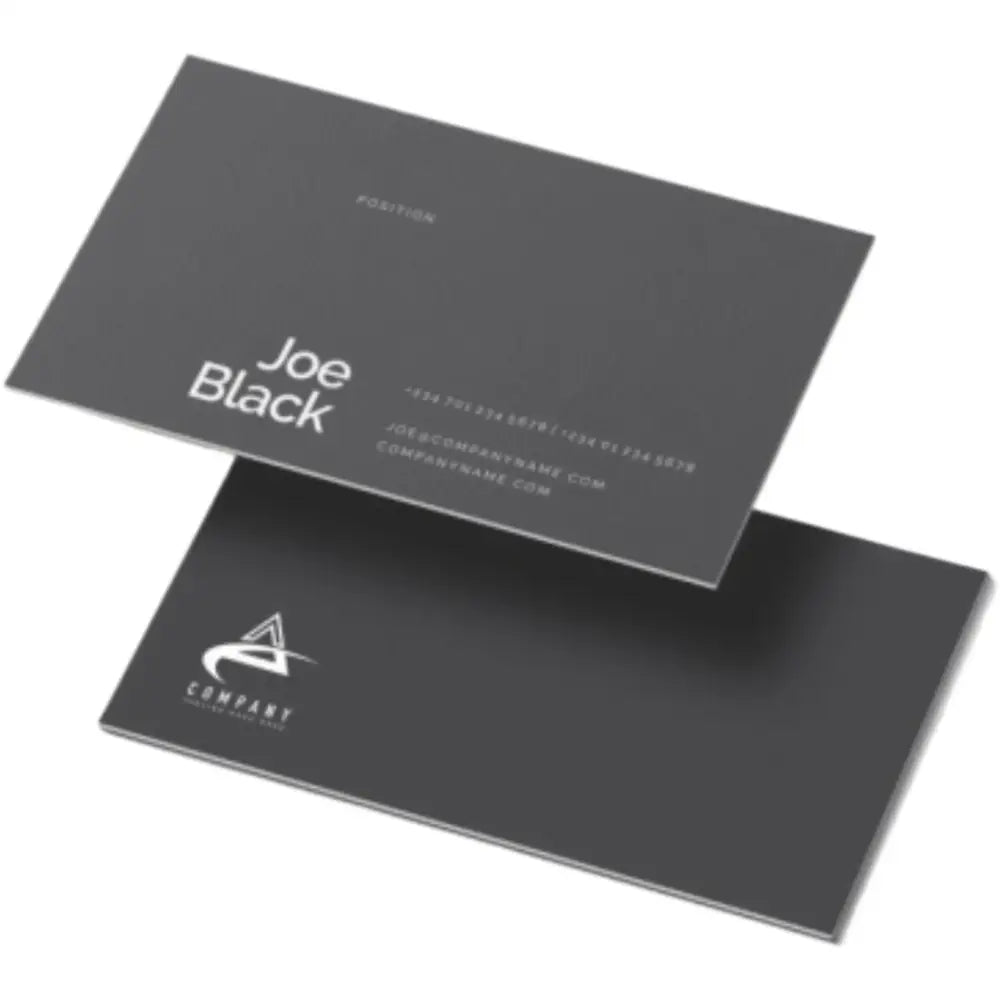 Rectangle-Shaped Single and Double-Sided Business Cards - Offset POD - Single / Silk / 300gsm - Business Cards