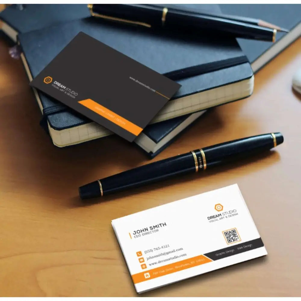 Rectangle-Shaped Single and Double-Sided Business Cards - Offset POD - Business Cards