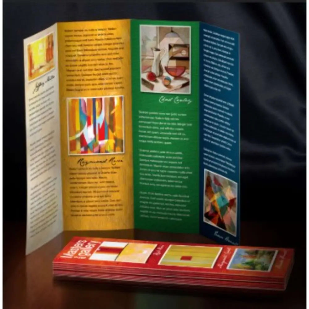 Roll Fold Leaflets for all Occasions Design and Printing - Offset POD - Leaflet