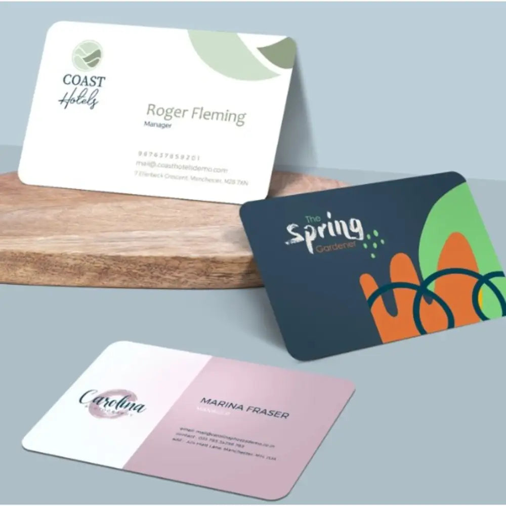 Rounded-Corner Single and Double-Side Business Cards - Offset POD - Business Cards