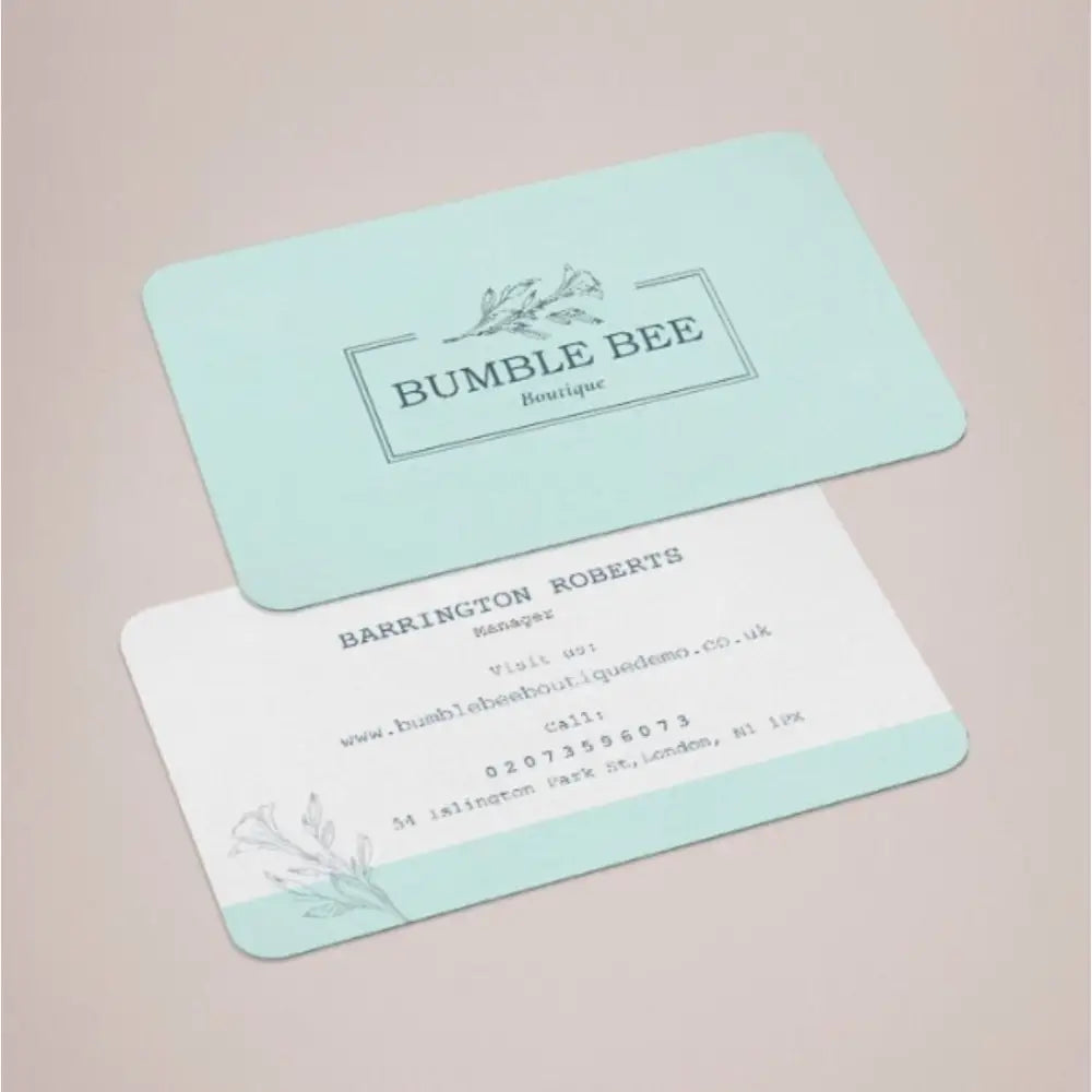 Rounded-Corner Single and Double-Side Business Cards - Offset POD - Business Cards