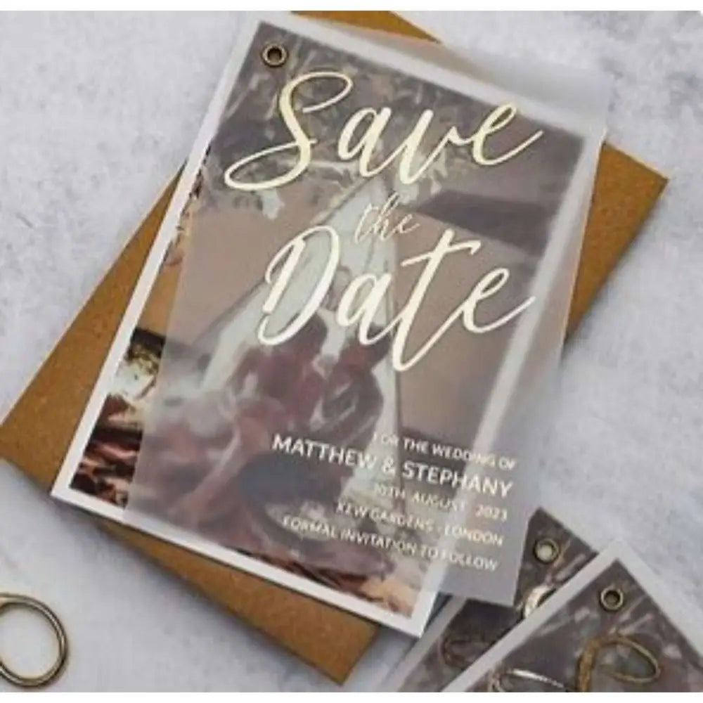 ’Save-the-Date’ Cards for all Occasions Design and Printing - Offset POD - 250gsm / Silk - Invitation Cards