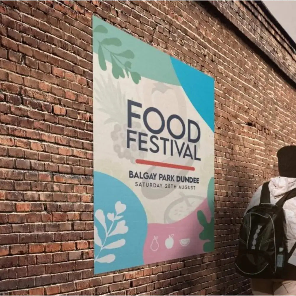 Single and Double-Sided Outdoor PVC Posters and Banners - Large Format POD - 400gsm PVC / A4 (8.3 x 11.7 in) - Posters