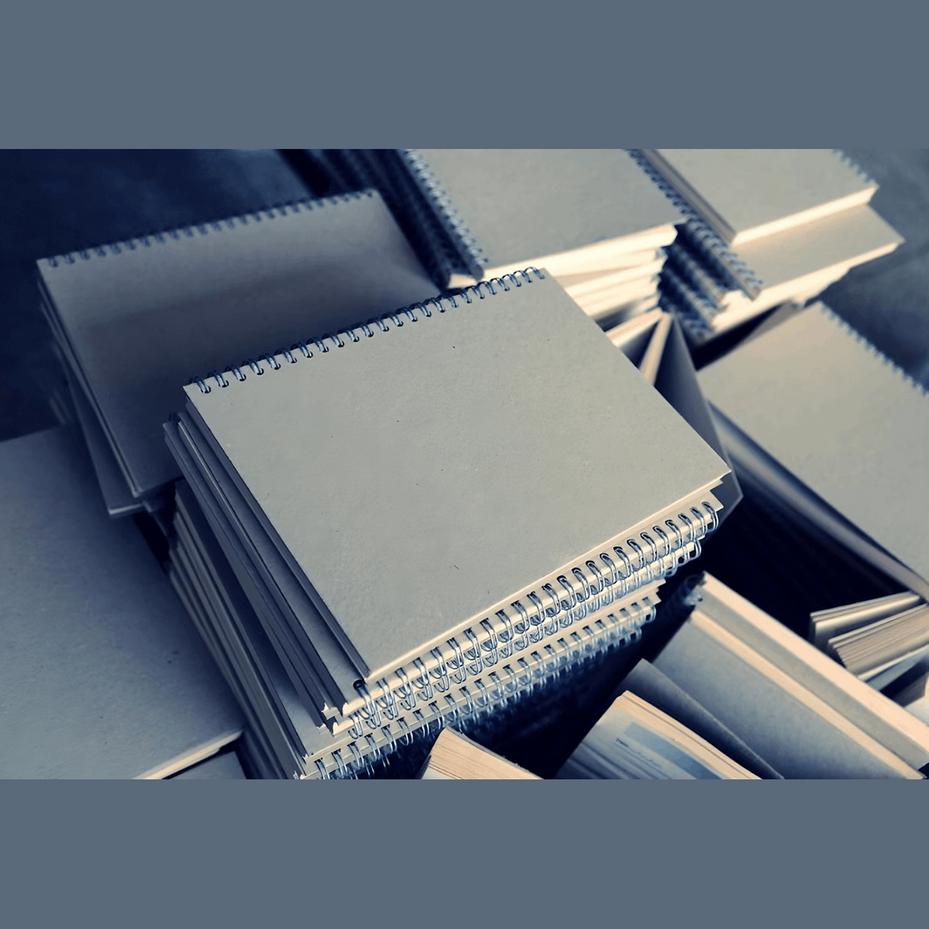 Wire-O Spiral Bound Notebooks Design and Printing - Lined / A6 (4.1’’ x 5.8’’) - Spiral Notebooks