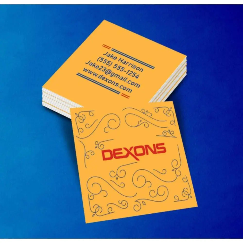 Square-Shaped Single and Double-Sided Business Cards - Offset POD - Business Cards