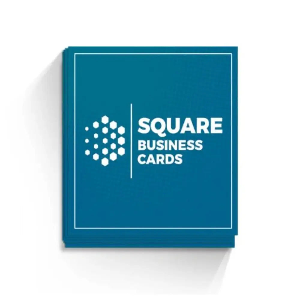 Square-Shaped Single and Double-Sided Business Cards - Offset POD - Business Cards