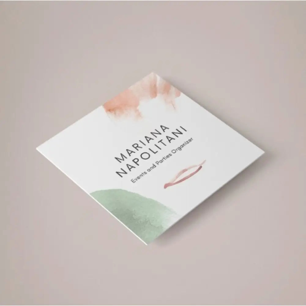Square-Shaped Single and Double-Sided Business Cards - Offset POD - Business Cards