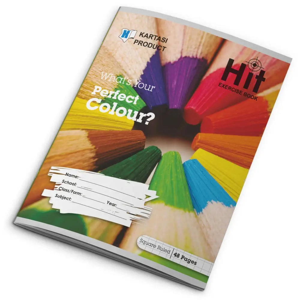 190gsm Matte Cover Staple Bound Exercise Books - Offset POD - A4 (8.3 x 11.7 in) / 40 Pages - Exercise Book