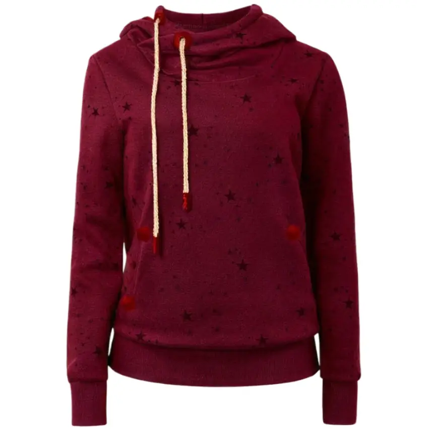 Stylish Ladies’ Hoodies - Premium Fabric for Comfort and Versatility - Wine / S - Women Hoodie