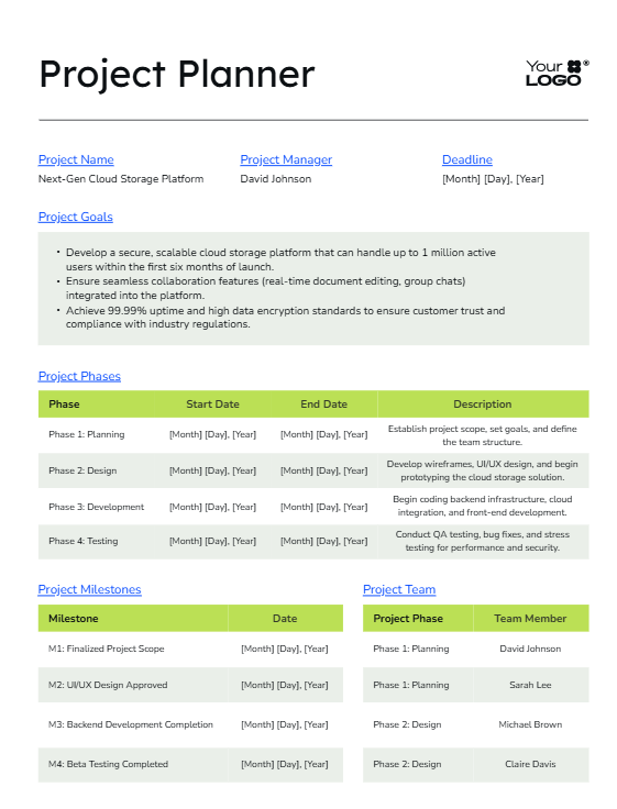 Time Planners - Offset POD - Planner