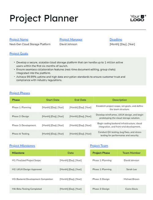 Time Planners - Offset POD - Planner