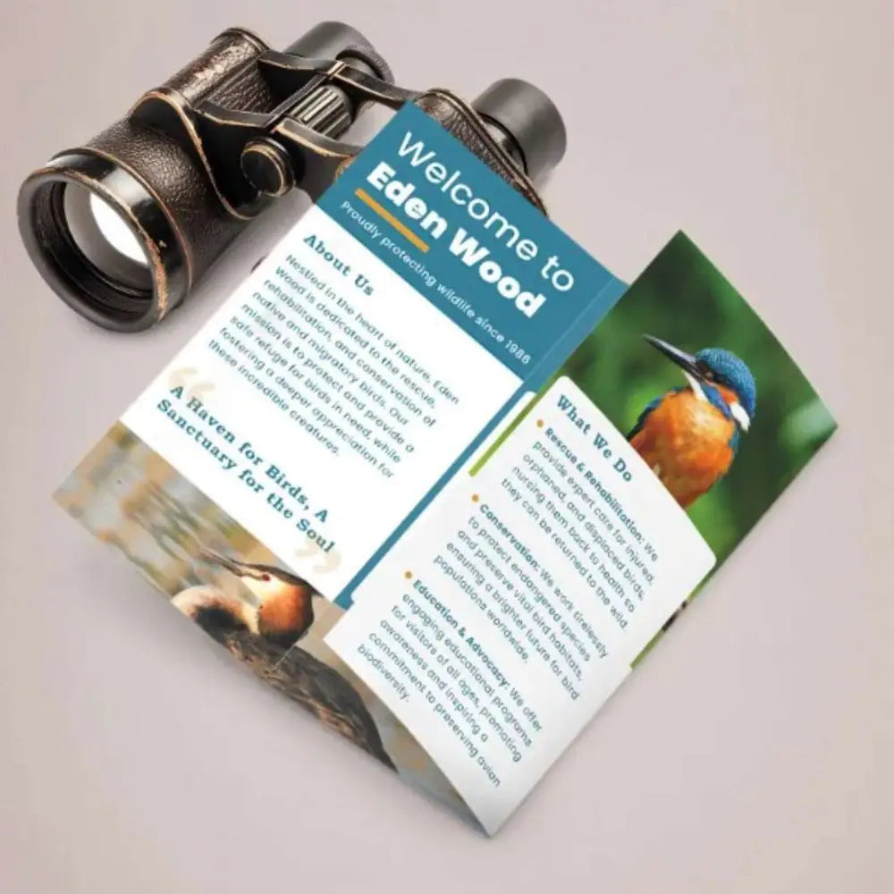 Trifold Leaflets for all Occasions Design and Printing - Offset POD - 170gsm Silk Paper / A5 Portrait - Leaflet