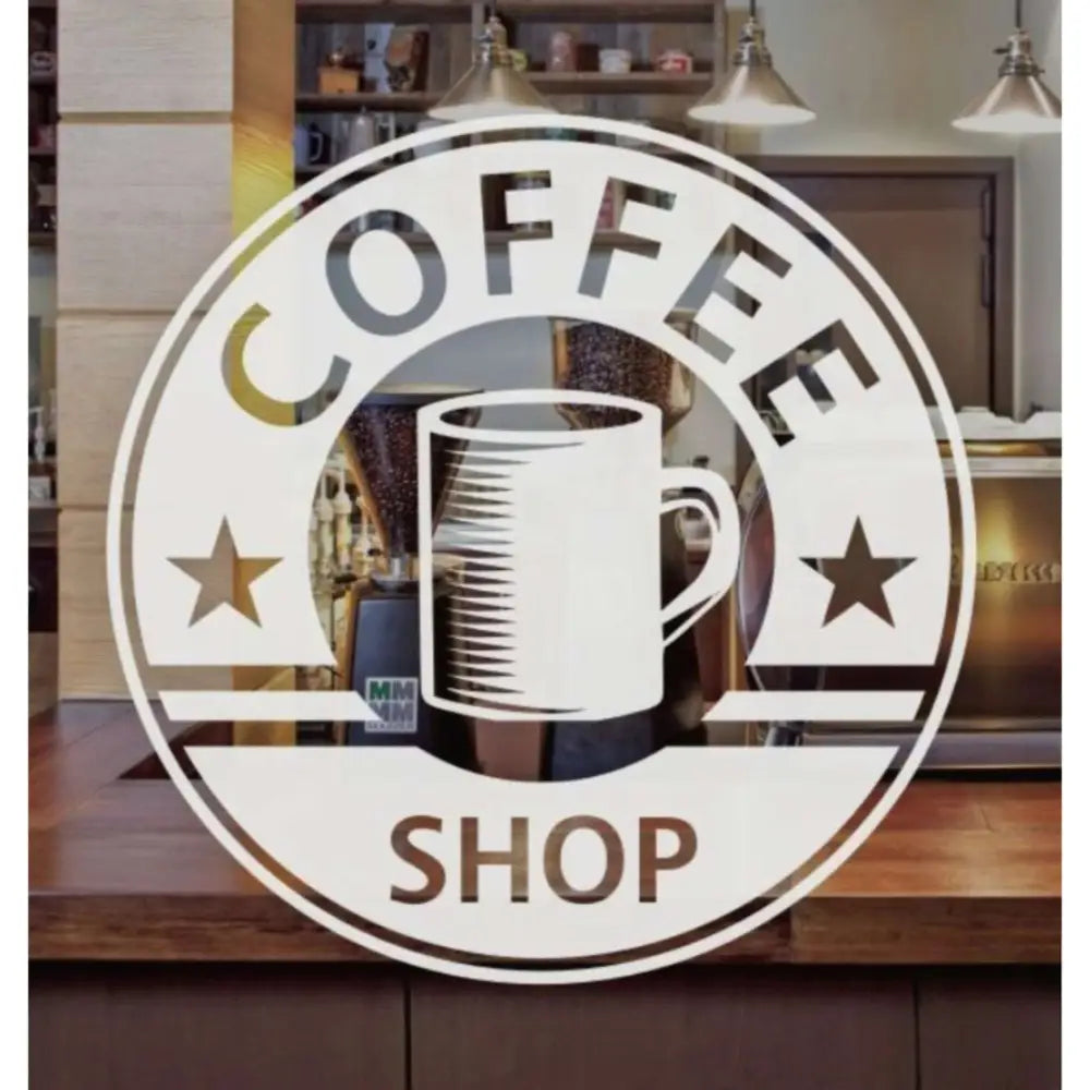 Customised Vinyl Glass Stickers - Large Format POD - Transparent Vinyl / 8’’ x 8’’ in - Window Decal